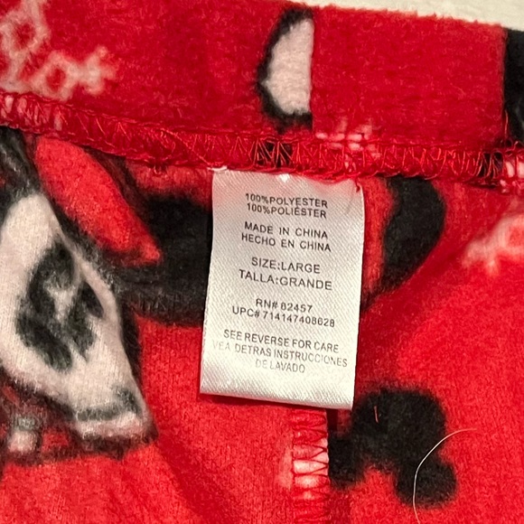 Women's/Men's Disney fleece Pajama Bottoms- Size Large - Picture 4 of 6